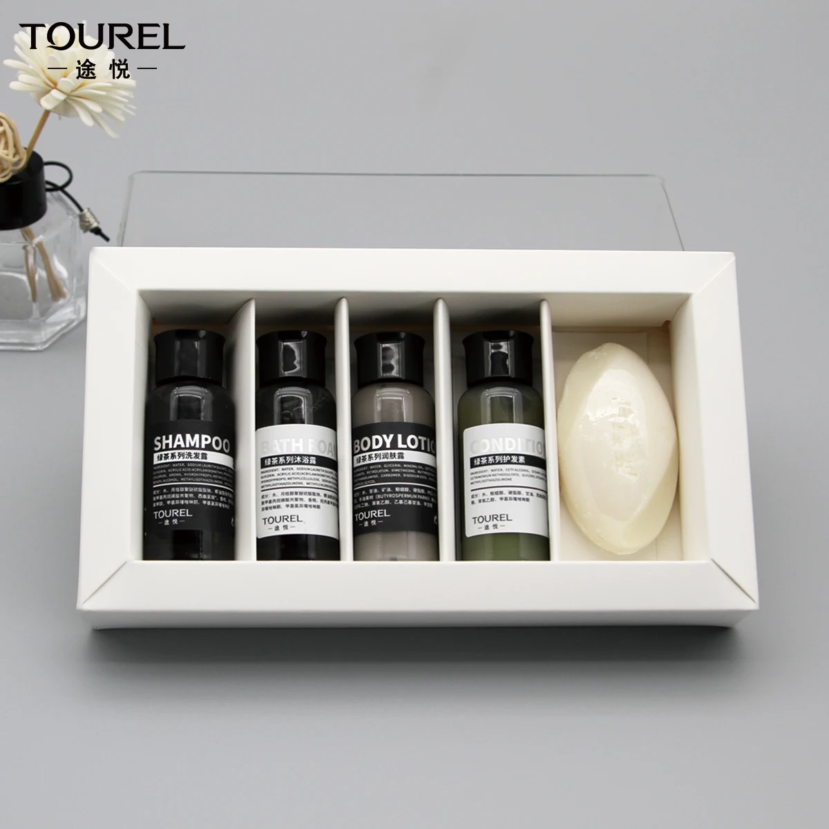 New Eco Portable Travel Gift Luxury Amenities Hotel Guest Amenity Kit Package Bamboo Hotel Amenities