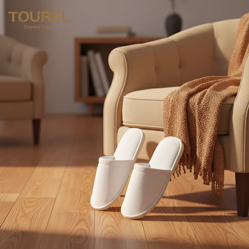 Hot Sales Closed Toe Hotel Terry Towel Disposable Slipper