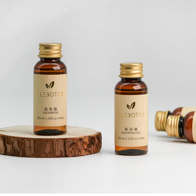 Set de artículos de tocador desechables para habitaciones de hotel, botella ecológica a granel, champú y acondicionador para hoteles en Filipinas