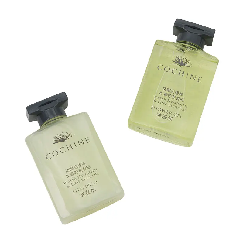 30ml Plastic Empty Bottle Shampoo Cosmetic Bathroom Hotel Amenities Set Luxury Amenities Hotel