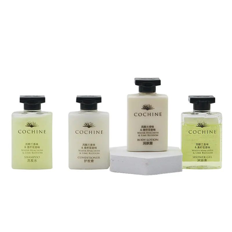 High End Hotel Spa Salon Center Luxury Hotel Amenities 35ml Empty Bottle Shampoo With Screw Cap