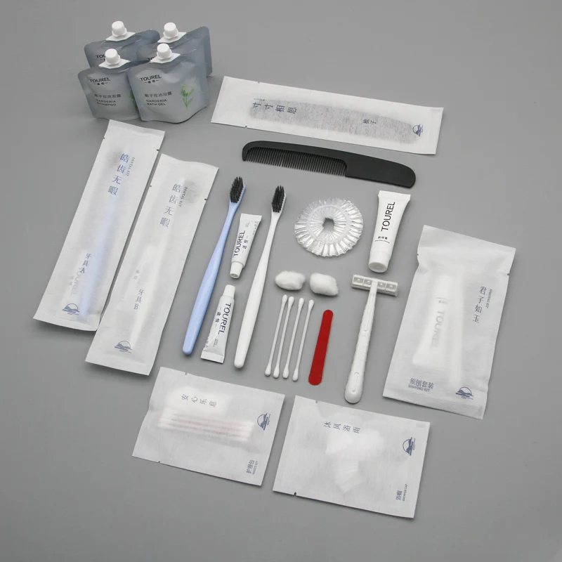 Hotel Amenities Set Luxury Eco Hotel Supplies Hotel Toiletries Box Packaging Amenities Dry