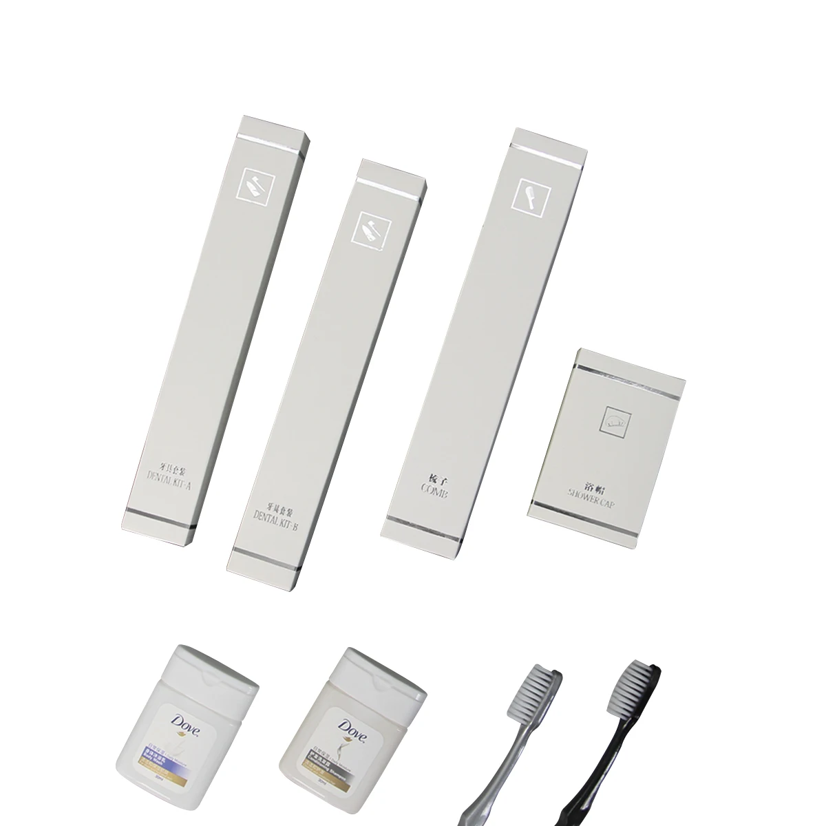 Travel Size Hotel Amenities Conditioner Shampoo Shower Gel Body Lotion In Portable Packaging Tube With Custom Label Printing