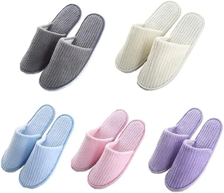 Custom Cozy Coral Fleece Footwear Slippers Reusable And Washable For Home Hotel Spa Parties Festivals
