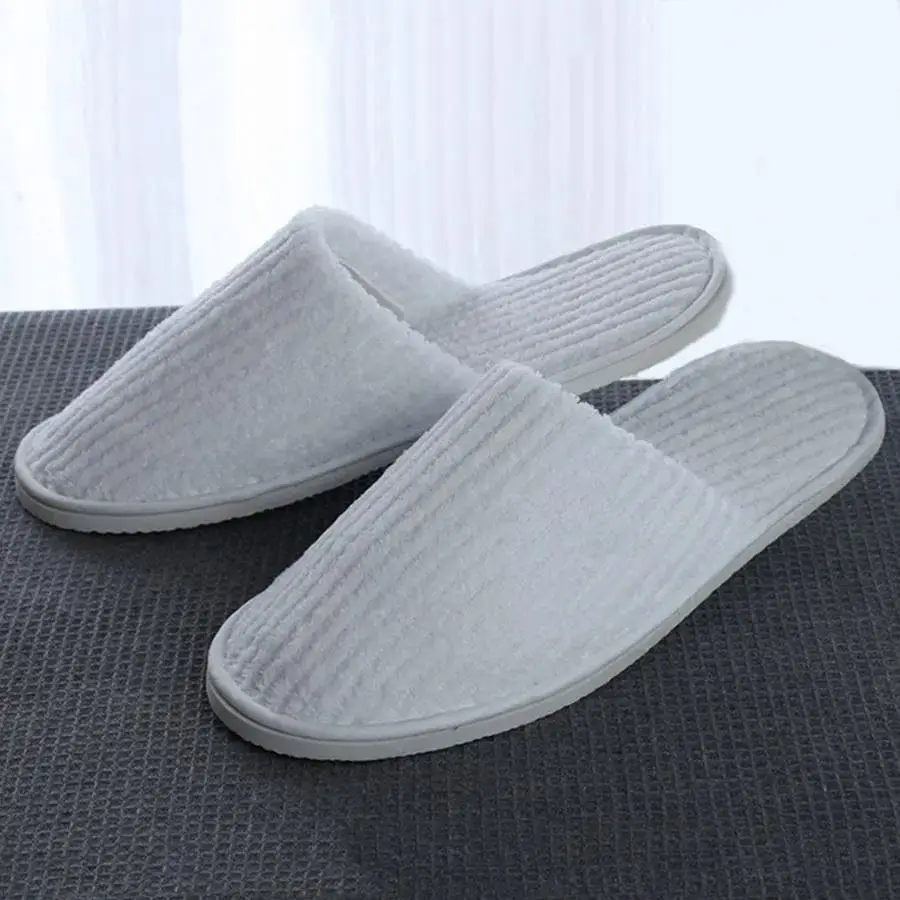 Custom Cozy Coral Fleece Footwear Slippers Reusable And Washable For Home Hotel Spa Parties Festivals
