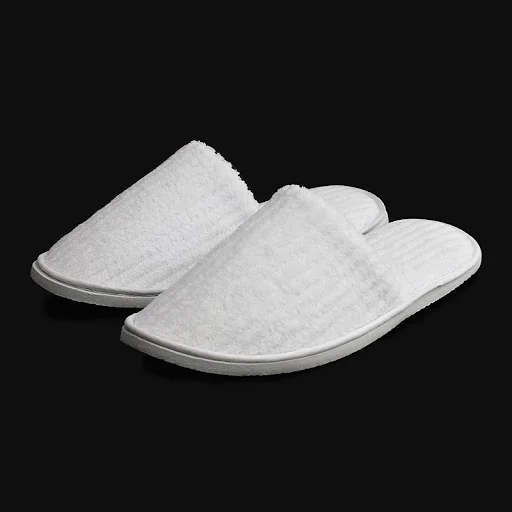 Customizable Luxury Terry Cloth Hotel Slippers Disposable Spa Amenities Private Label Bulk Supply Economically Priced