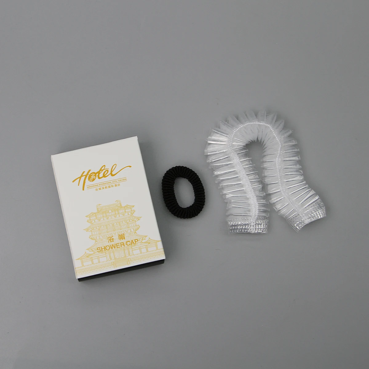 Wholesale Price Global Recycled Standard Disposable Hotel Waterproof Shower Caps For Women Soft Adjustment Baby Bath Caps