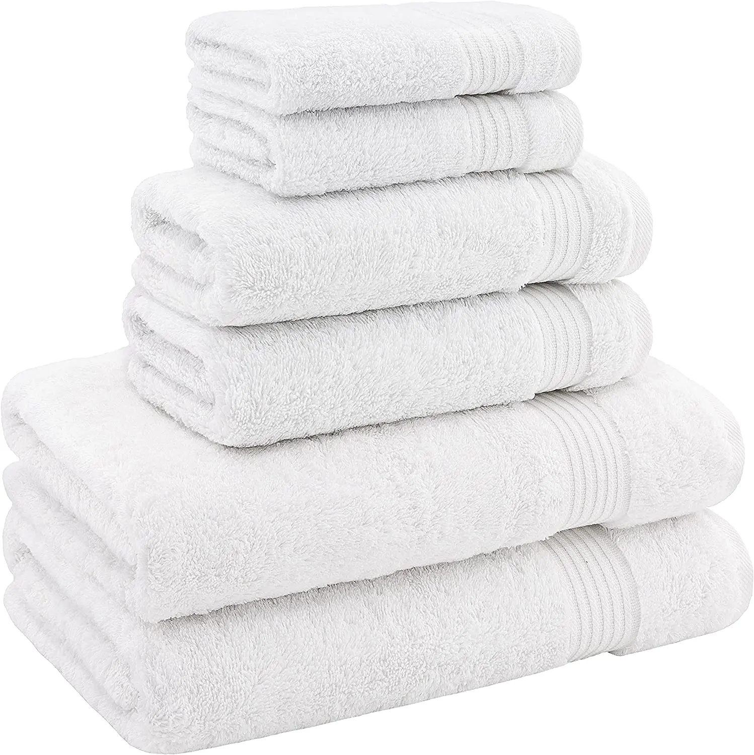 Toallas de baño de calidad para hotel y spa, 100% algodón, de secado rápido, desechables, estilo ondulado, suaves, en color blanco, café y azul, para manos y rostro