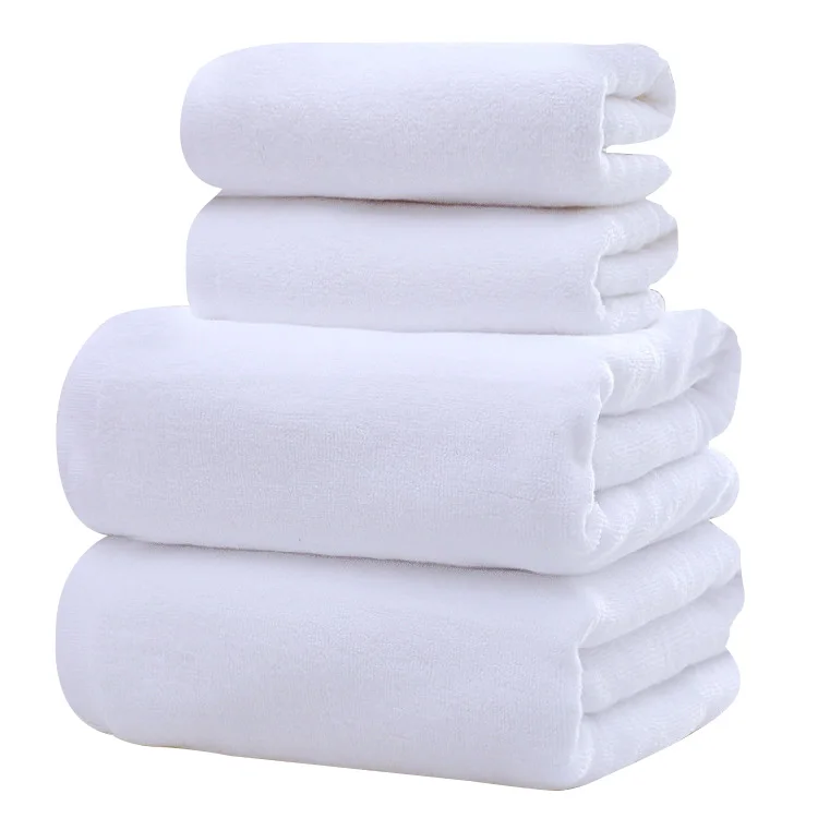 100% Cotton 16s 4-color 100% Cotton Quick-dry Disposable Hotel Quality Bath & Face Towel Set