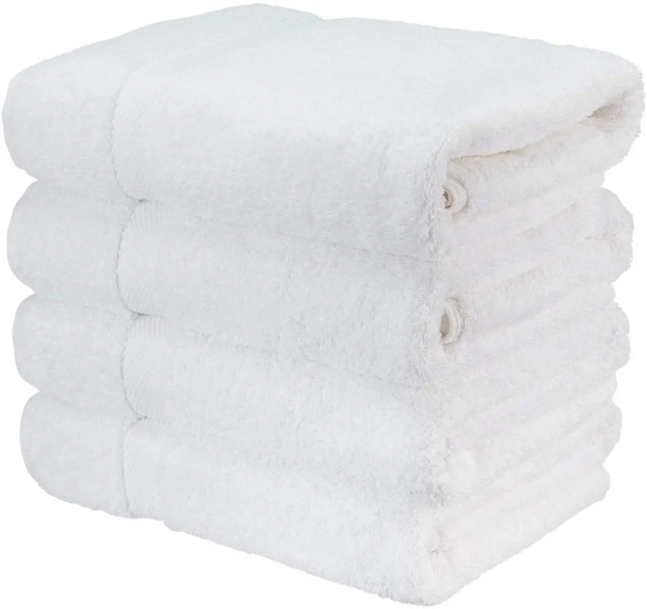 Twenty One Luxury Hotel Bath Towels Set White Cotton 5 Star Hotel Quality Quick-dry Compressed Solid Color Customizable Logo
