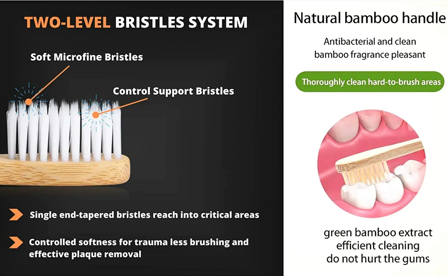 Ce Certification Biodegradable Bristle Tooth Brush Bamboo Child Eco Friendly Holder Customized Logo Kids Bamboo Toothbrush
