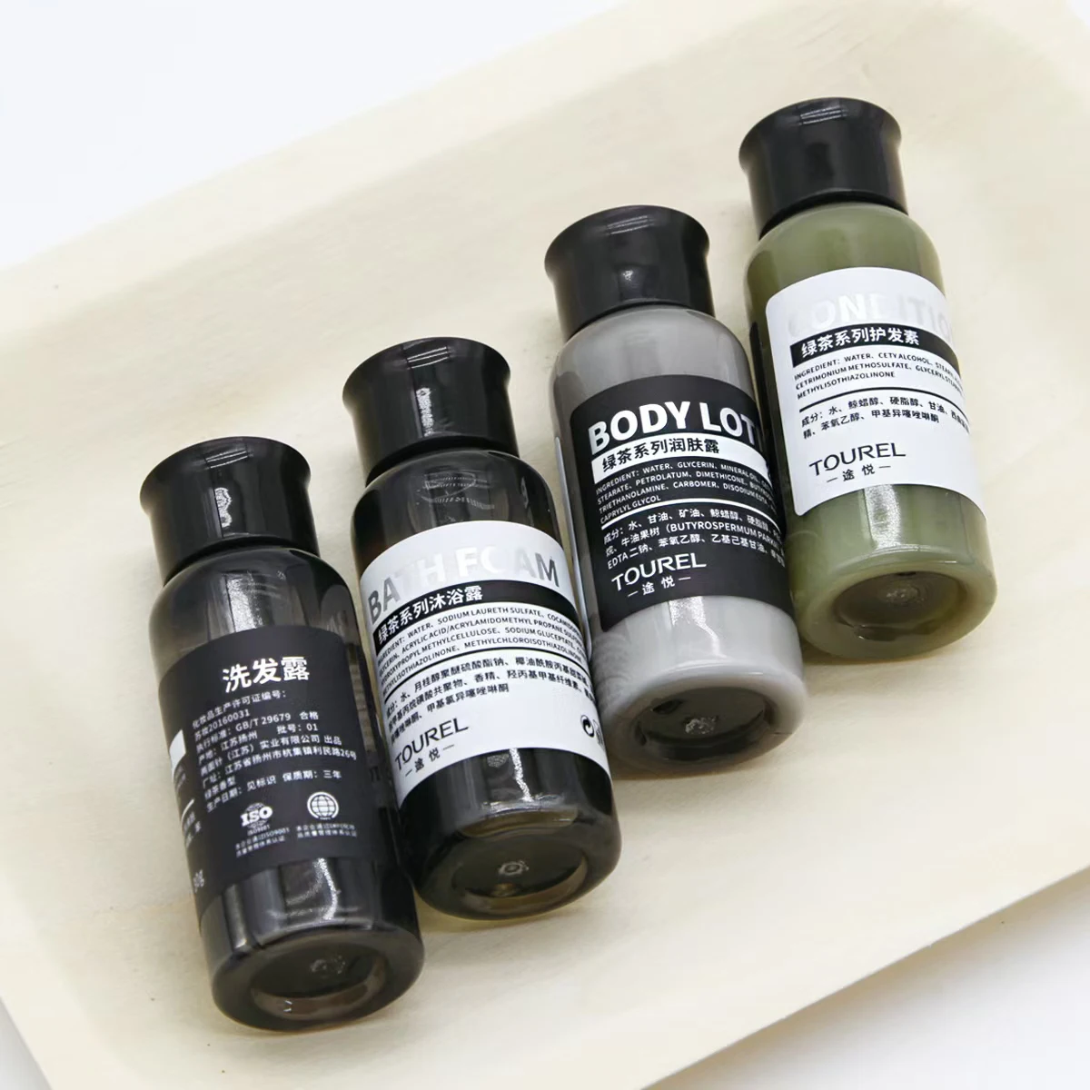 30ml Hotel Shampoo And Conditioner Shower Gel Bottles Green Tea Fragrance Hotel Bathroom Mini Shampoo And Conditioner For Hotel
