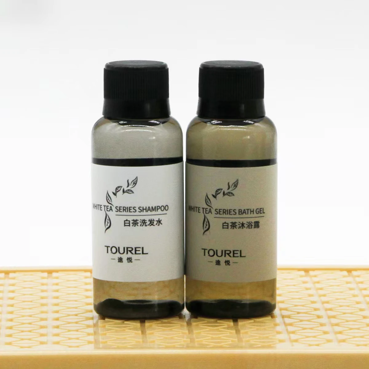 G Type Bottle Hotel Amenities Samples Oem Custom Kraft Paper Kemasan For Hotel Use