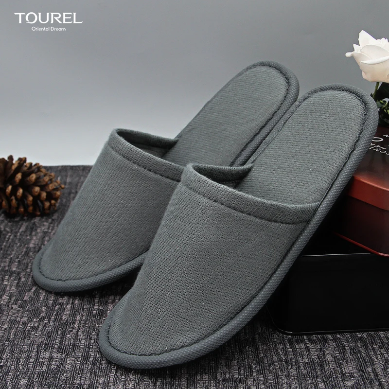 Wholesale Hotel Spa Slippers Nap Cloth Indoor And Outdoor Premium Amenities