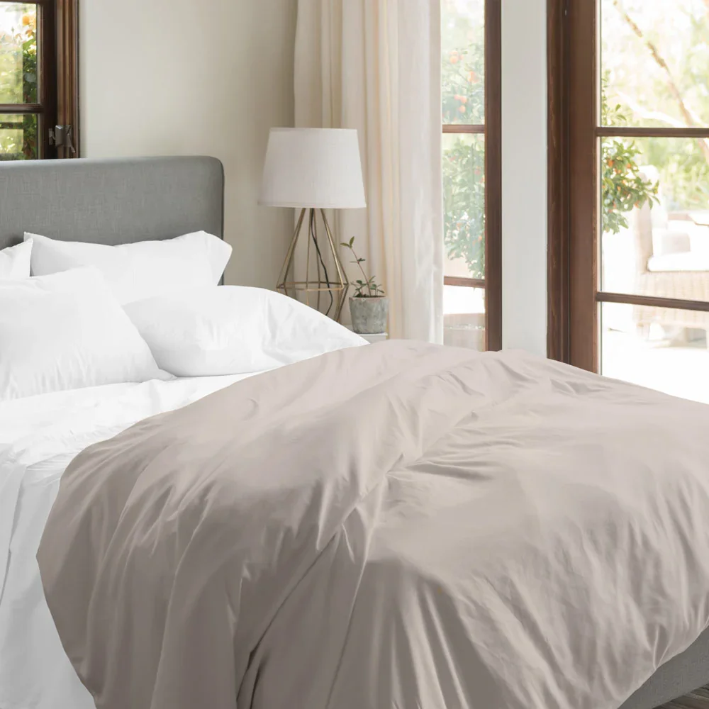 Hotel Bedding Non Disposable 5 Star Luxury Home Bedding Sheets For Beds Hotel Bedding Set Light Grey Queen
