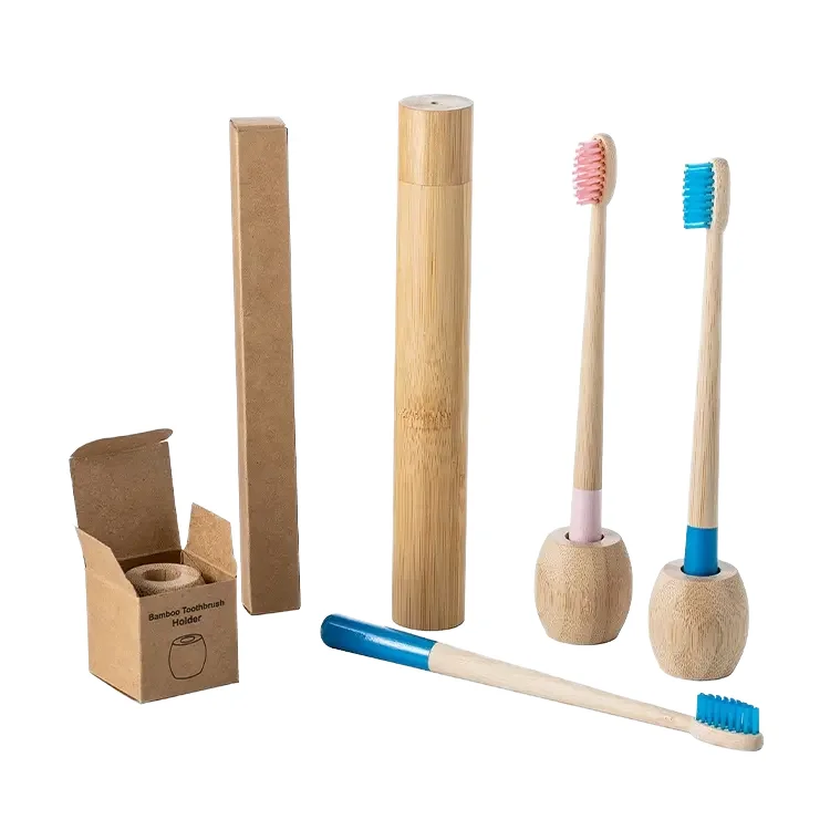 100% Natural Biodegradable Organic Eco-friendly Bamboo Toothbrush Disposable With Charcoal Bristles For Home Use