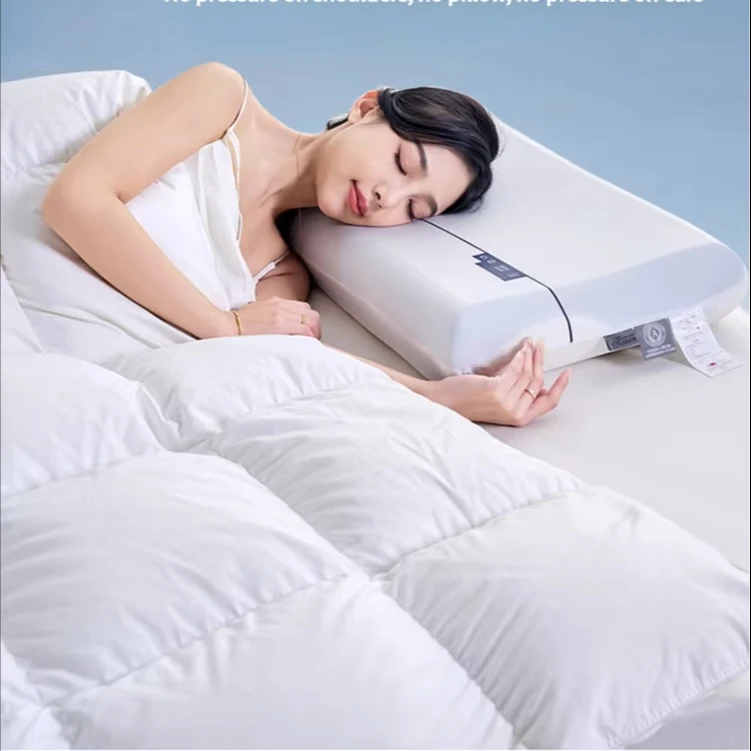 Modern Ergonomic Wave Orthopedic Bed Cervic Pillow Removable Cover Soft Memory Foam Solid 5-star Hotel For Comfortable Sleeping