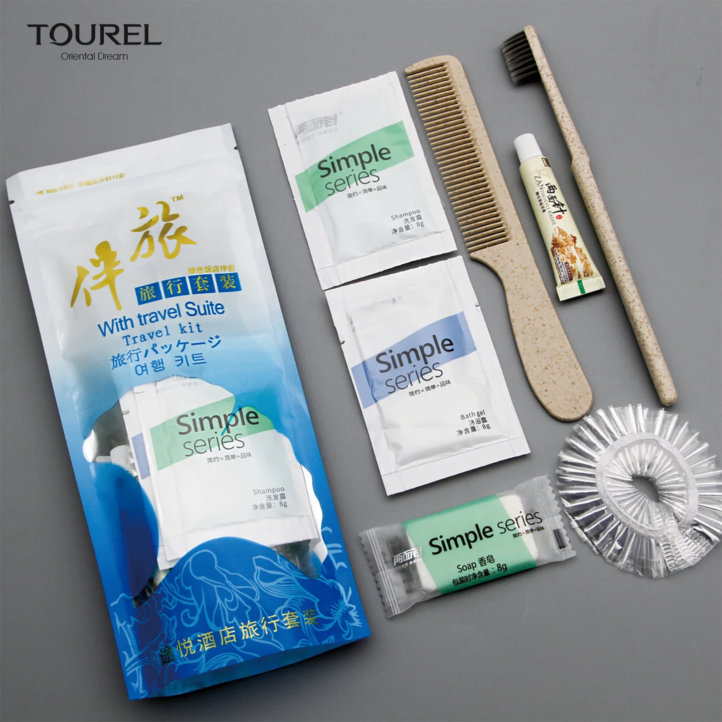 Custom Disposable Airline Personal Care Emergency Supplies Oem Travel Hygiene Kit