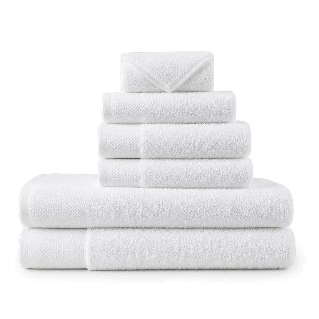 Toallas de Hotel 5 Estrellas Blancas con Logo Personalizado Secado Rápido Absorbentes Comprimidas 100% Algodón Lino para Baño Rostro Manos Juego de Toallas de Baño