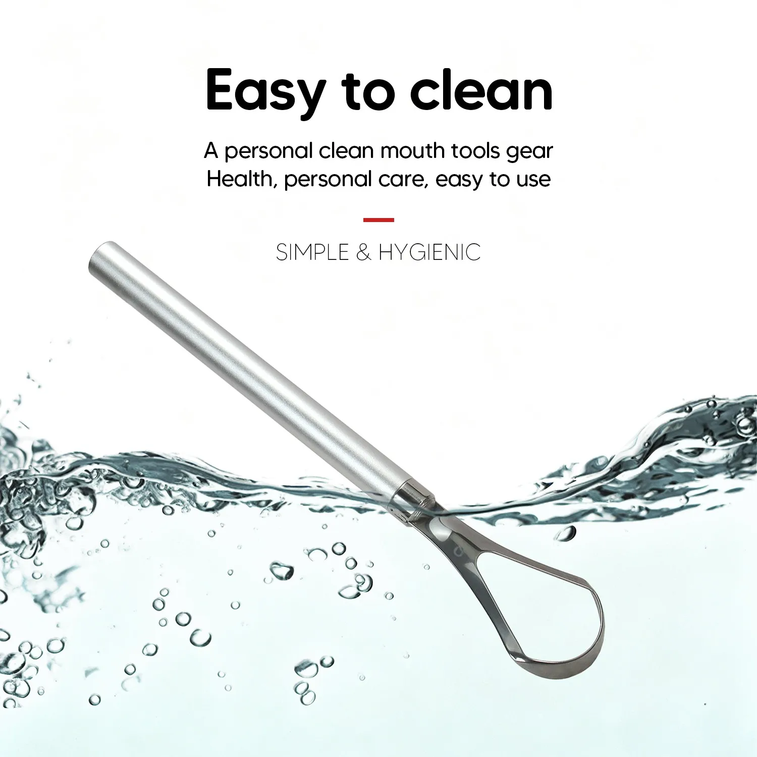 Detachable Bamboo Toothbrush Stainless Steel Tongue Scraper Oral Hygiene Kit Eco Friendly Daily Mouth Cleaning