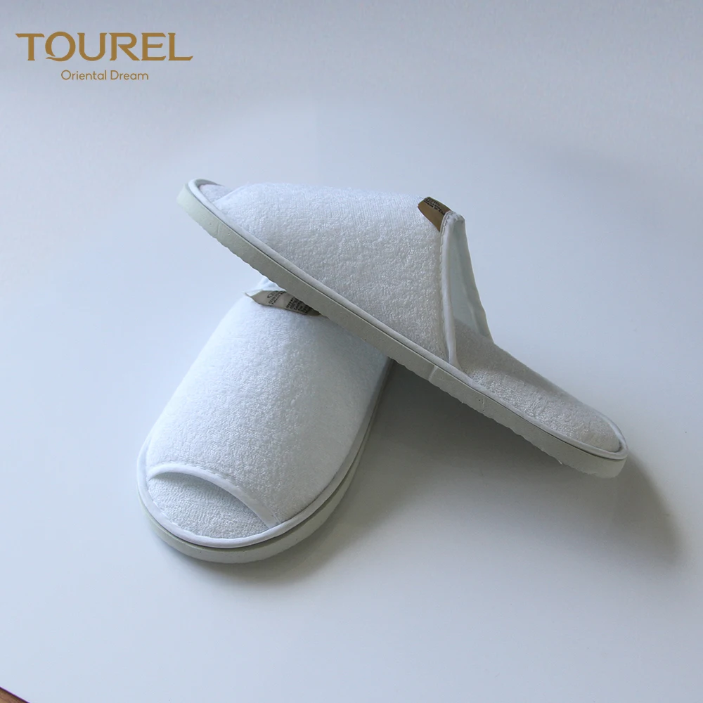 Low Price Disposable Cotton Velvet Hotel Slipper Soft Personalized With Recyclable Feature