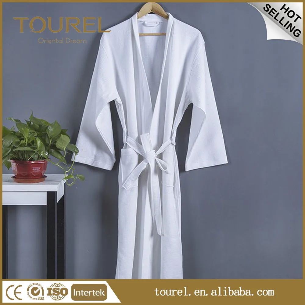 Albornoces de felpa blanca baratos de China para hoteles de 5 estrellas