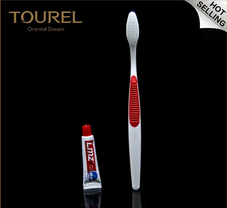5 Star Hotel Amenities Set Disposable Dental Kits Biodegradable Eco-friendly Toothbrushes With Custom Logo