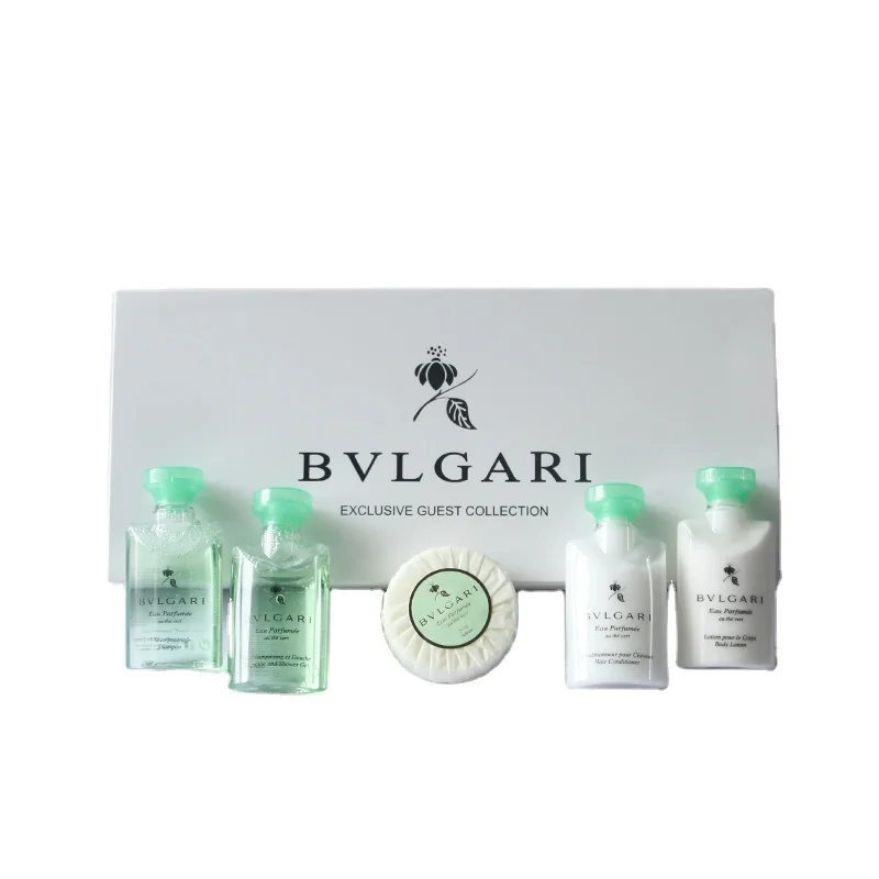 Wholesale Luxury 5-star Plastic Shower Gel Cosmetic Bottle Cheap Bathroom Disposable Hotel Amenities