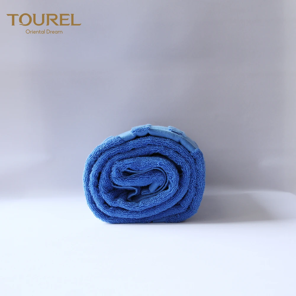 High Quality 100% Cotton Custom Print Compressed Disposable 90*180 Large Thick Waffle Beach Towel