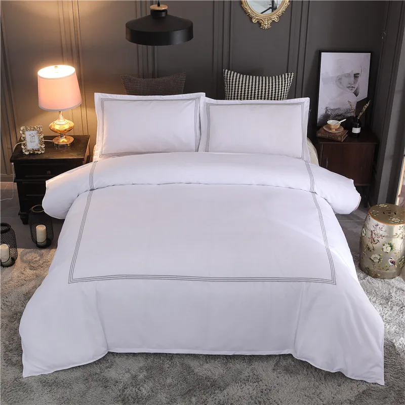 Luxury Supplies Wholesale Collection Sheet Chinese Plain 100% Egyptian Cotton Comforter Hotel Dubai Bed Cover Set Customized