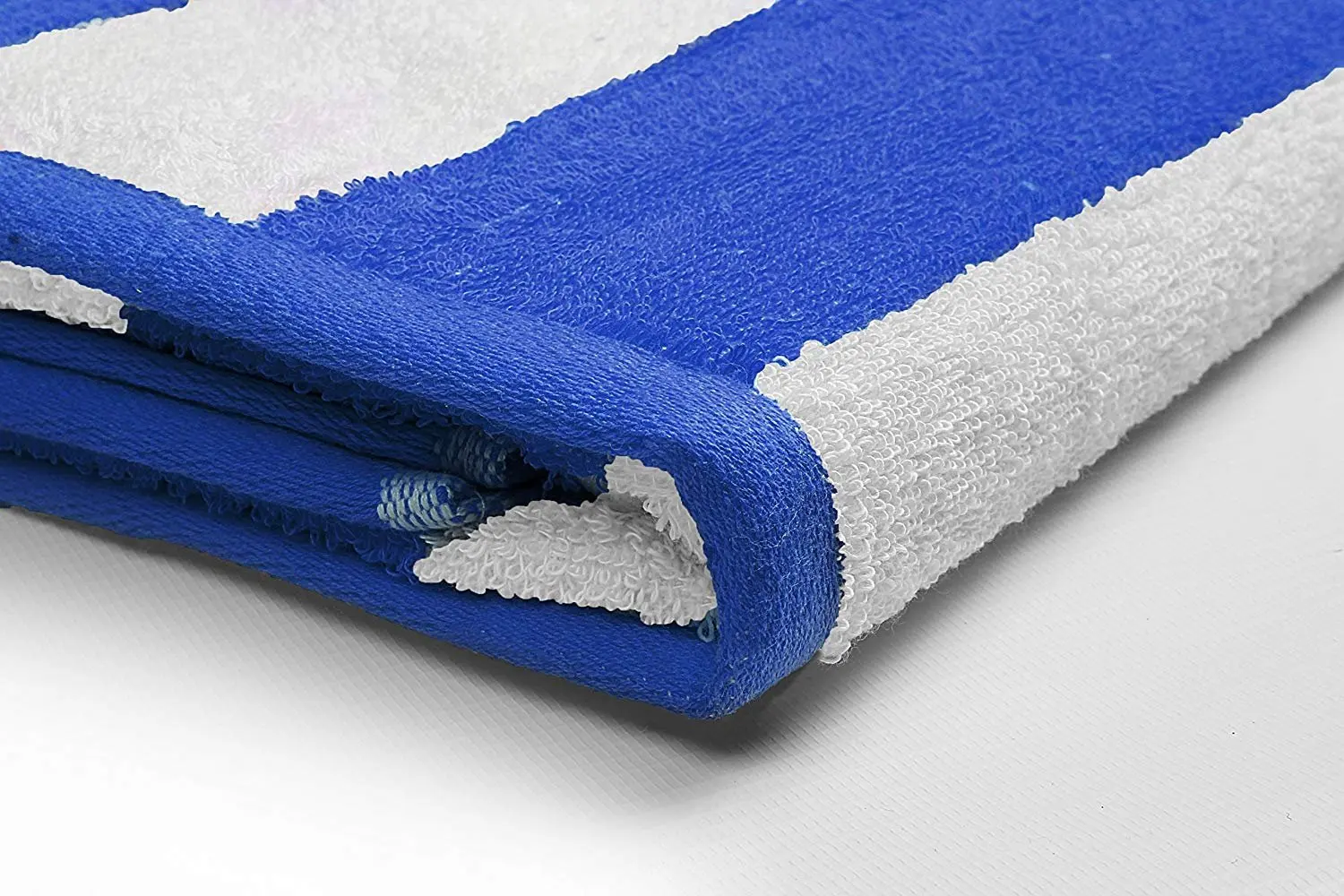 Wholesalers In China Customized Used Big Size Microfiber Blue And White Stripe Towels Pool Spa Fabric Hotel Towel For Beach